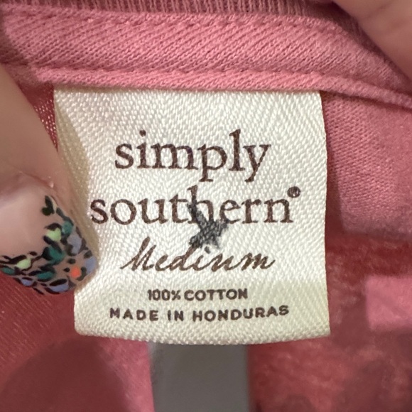 Simply Southern Pink 'Teach Love Inspire' Long Sleeve Tee - Picture 5 of 9